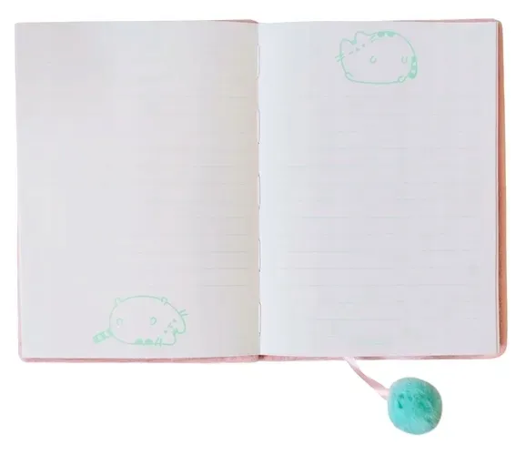 pamietnik-notes-pink-pluszowy-a5-pusheen-st-majewski-stan-nowy