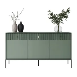 komoda-midnight-3d3s-zielony-z-trzema-szufladami-na-stelazu