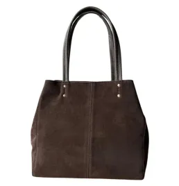 czekoladowa-zamszowa-torebka-a4-shopper-ciemny-braz-zamsz-vera-pelle