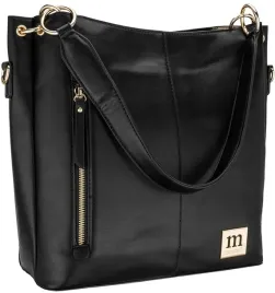 torebka-monnari-shopper-na-ramie-listonoszka-czarna-dlugi-pasek-zlote-logo