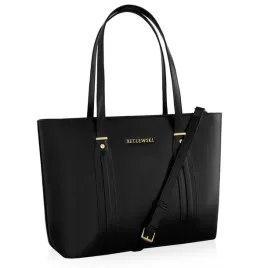 betlewski-klasyczna-torebka-damska-shopper-na-ramie-duza-czarna-a4-premium