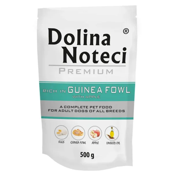 Dolina Noteci Premium Adult Perliczka Jabłko Mokra Karma Dla Psa 500g
