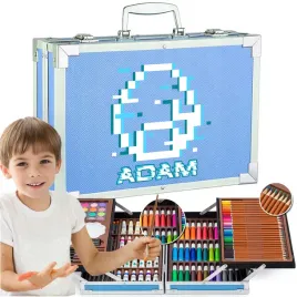 zestaw-artystyczny-do-malowania-dla-dziecka-kredki-pixele-pixel-gra-glitch