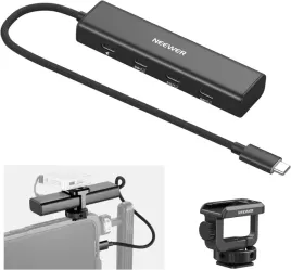 hub-4w1-5x-usb-c-10gbps-100w-pd-stopka-sanki-iso-gwint-1-4-neewer-ps020e