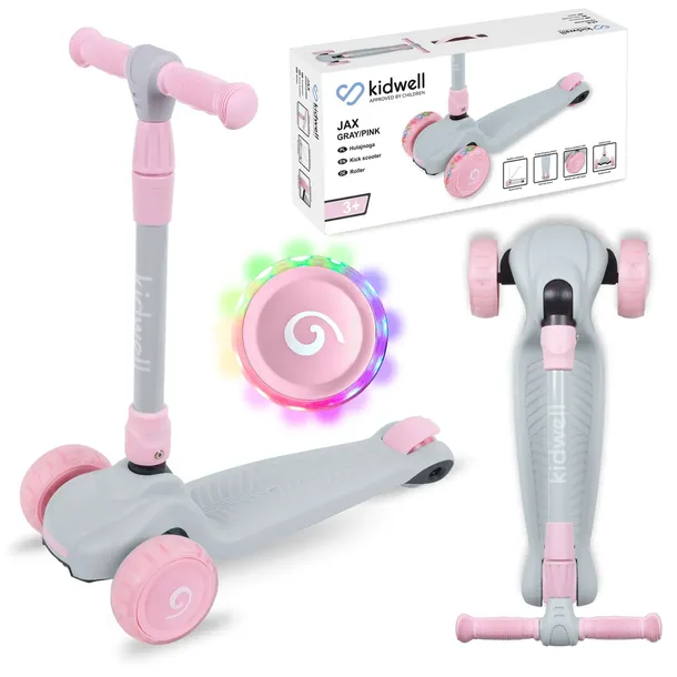 OUTLET Kidwell JAX Hulajnoga trójkołowa GRAY/PINK