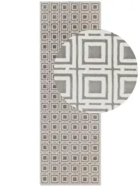 chodnik-pluszowy-do-korytarza-80x240cm-szaro-kremowy-nowoczesny-wzor-boho
