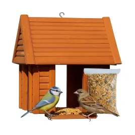 karmnik-dla-ptakow-goralski-domek-z-drewna-xl-30cm-teak-1kg-karma-gratis