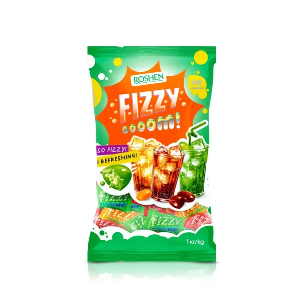 Cukierki Roshen Fizzy Boom Cukierki Musujące 1 kg