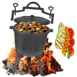 kociolek-zeliwny-mysliwski-emaliowany-stojacy-garnek-na-ognisko-grill-8l