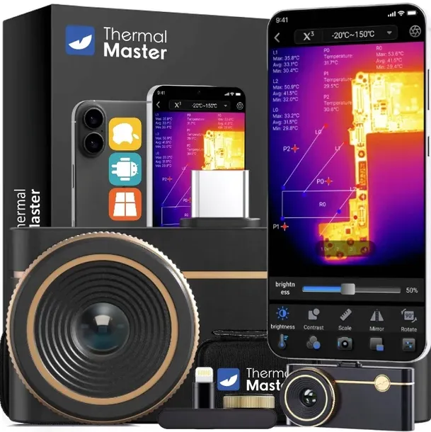 Kamera termowizyjna ANDROID IOS THERMAL MASTER P3 Mac 8mm-80m -20°Cdo 600°C