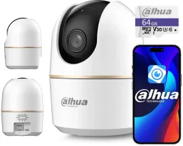 kamera-wifi-wewnetrzna-niania-5mpx-dahua-hero-obrotowa-karta-64gb-dahua