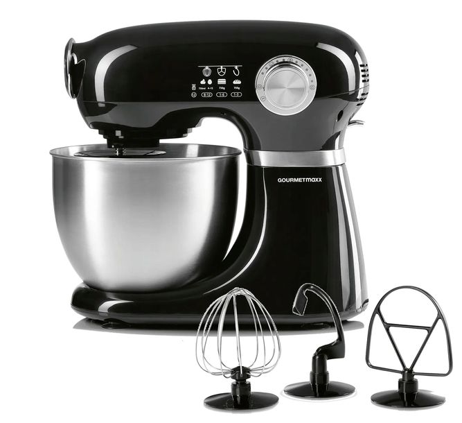 ROBOT KUCHENNY PLANETARNY MIKSER GOURMETMAXX 1000W 12 PRĘDKOŚCI 5L STAL