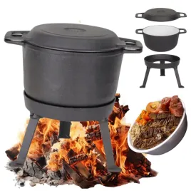 kociolek-zeliwny-mysliwski-emaliowany-stojacy-garnek-na-ognisko-grill-5l