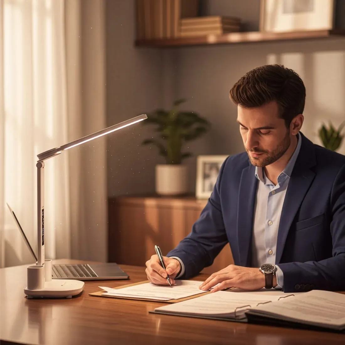 lampka-na-biurko-led-podwojna-biurkowa-zegar-organizer-temperatura-data-6w1