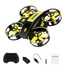 mini-dron-quadrocopter-rh821-osloniete-smigla-zyroskop-zolty