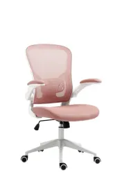 ergonomiczny-fotel-obrotowy-biurowy-mlodziezowy-wsparcie-ledzwi-rozowy