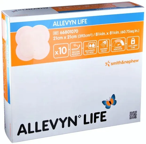 Smith & Nephew ALLEVYN LIFE - 21 x 21cm 10szt.
