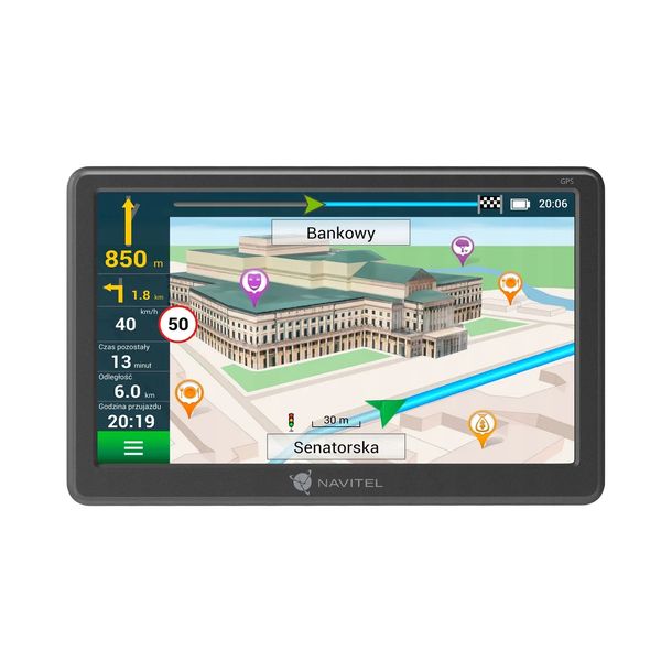 Nawigacja samochodowa NAVITEL E707 MAGNETIC 7 " dożywotnie mapy