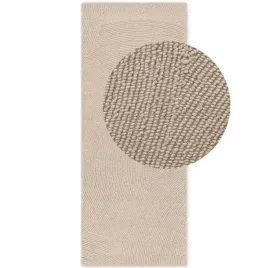 chodnik-welniany-na-korytarz-80x200cmbezowy-wzor-w-polkola-efekt-3d