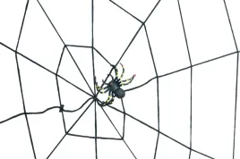 ozdoba-halloween-pajeczyna-150cm-siec-pajecza-z-ogromnym-gumowym-pajakiem