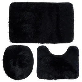 zestaw-dywanikow-lazienkowych-3-el-vilde-czarny-poliester-antyposlizgowy