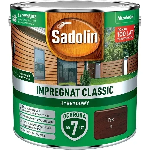 sadolin-classic-hybrydowy-teak-25-l-stan-nowy