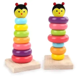 drewniana-wieza-edukacyjna-ukladanka-z-kolorowymi-krazkami-20-cm