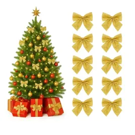 kokardy-kokardki-zlote-ozdoba-boze-narodzenie-choinke-stroik-dekoracja