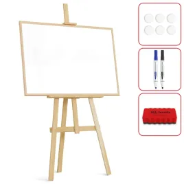 tablica-biala-rama-drewno-90x60cm-drewniana-sztaluga