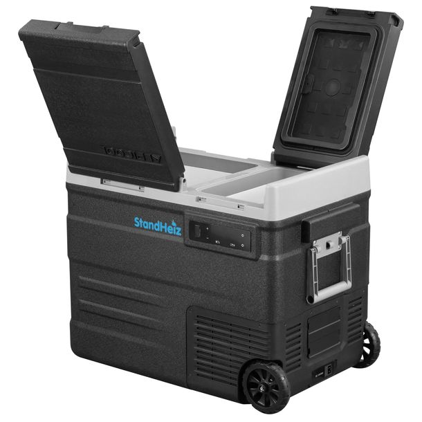 LODÓWKA TURYSTYCZNA NA KOŁACH 50L KOMPRESOROWA 12V 24V 230V STANDHEIZ TIR