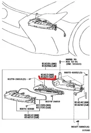 lampa-drl-lexus-rc-8162324070-oe-toyota-lewa