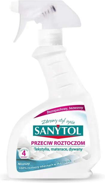 SANYTOL USUWA w 100% ROZTOCZA - MATERACE DYWANY