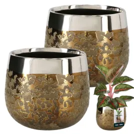 doniczka-okragla-zlota-efekt-lustra-12-5cm-ceramiczna-oslonka-kwiaty-2szt