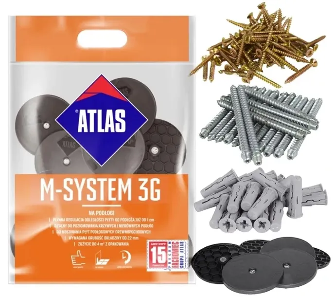 ATLAS M-SYSTEM do montażu płyt OSB