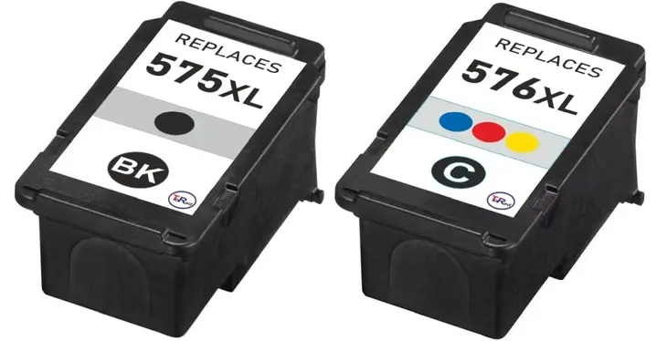 TUSZE XL do Canon PG 575 + CL 576 PIXMA TR 4750i TR 4755i TS 3550i TS 3750i