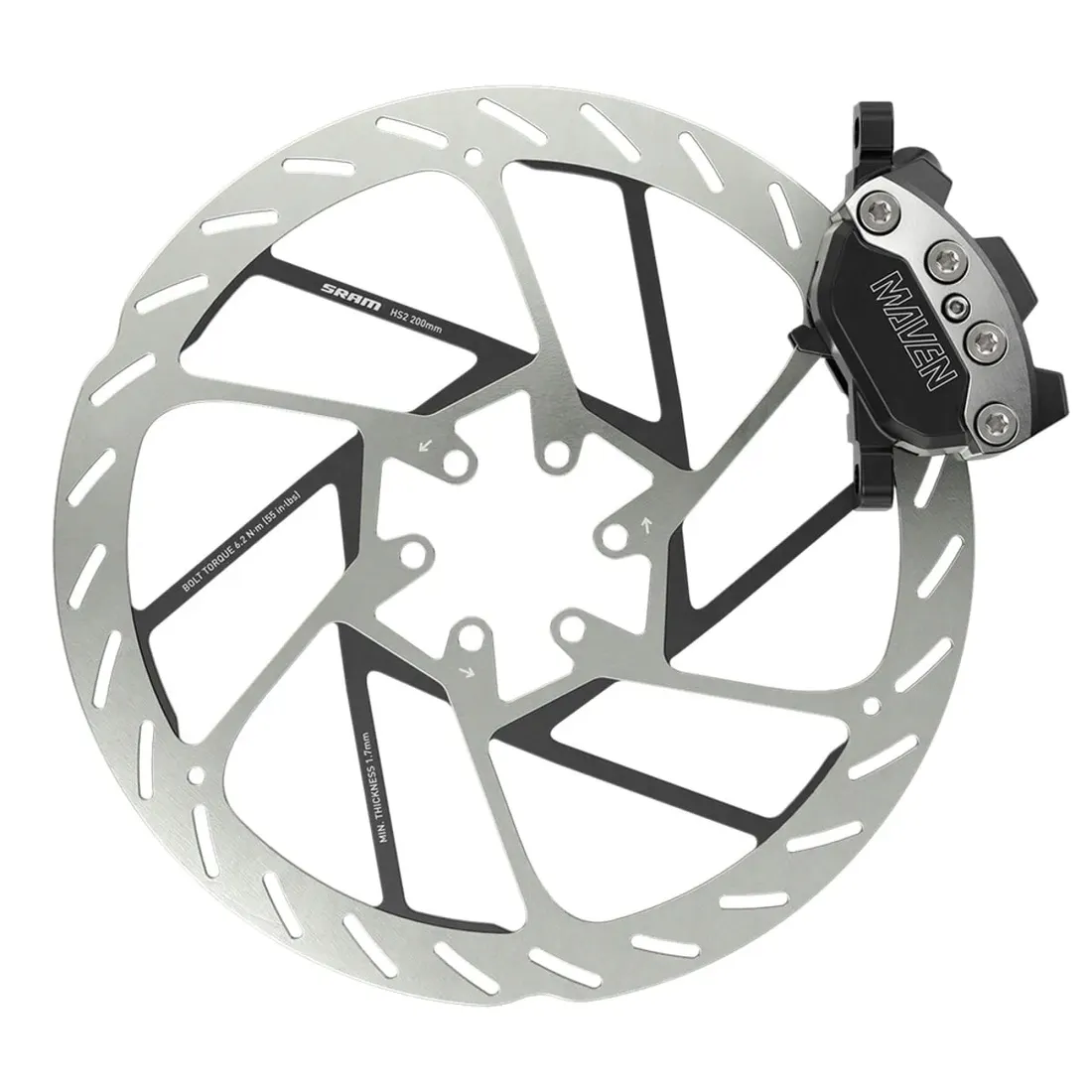 sram-maven-ultimate-hamulec-tylni-stealth-2000mm-anodized