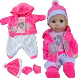 ubranko-dla-lalki-rozowe-bobas-45cm-czapka-kurtka-pajacyk-buty-komplet