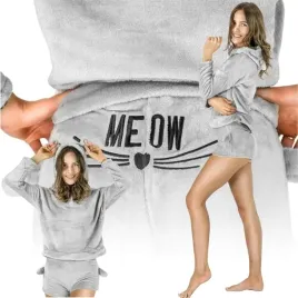 pluszowa-pizama-damska-ciepla-dwuczesciowa-bluza-krotkie-spodenki-meow-kot