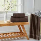 recznik-z-wzorem-gruby-spa-100percentbawelna-70x140cm-hotelowy-braz-kolor-stan-nowy