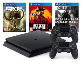 mega-zestaw-konsola-sony-playstation-4-slim-1-tb-2-pady-sony-gry