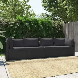 vidaxl-4-czesciowa-sofa-ogrodowa-poduszki-rattan-pe-czarna