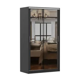 szafa-przesuwna-tokyo-m-120-z-lustrem-polki-garderoba-czarna-duza-producent