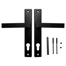 klamka-do-drzwi-z-szyldem-komplet-czarna-drzwi-furtka-63-050-90-00