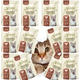 nekko-daily-saszetka-dla-kota-adult-watrobka-z-kurczaka-kawalki-12-x-85g
