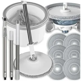 zestaw-mop-obrotowy-turbo-plaski-wiadro-z-wyciskaczem-6-nakladek-wkladow