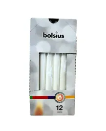 bolsius-swieca-szpica-biala-24cm-12-sztuk