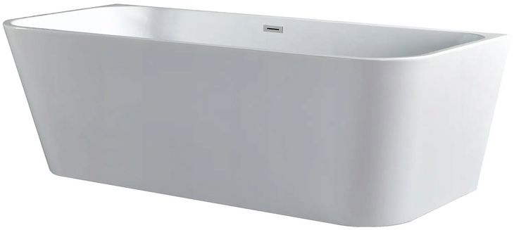 Duża wanna wolnostojąca wolno stojąca przyścienna do ściany 180x80