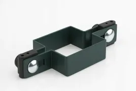 obejma-posrednia-100x100-zielona-kwadrat-slup-ksiazeczka-ogrodzenie-zestaw