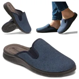 meskie-kapcie-cieple-42-laczki-domowe-lekkie-wygodne-inblu-papcie-granat