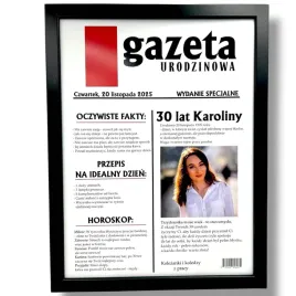 gazeta-urodzinowa-prezent-na-18-30-40-50-60-plakat-30x40-ramka-a3-s11